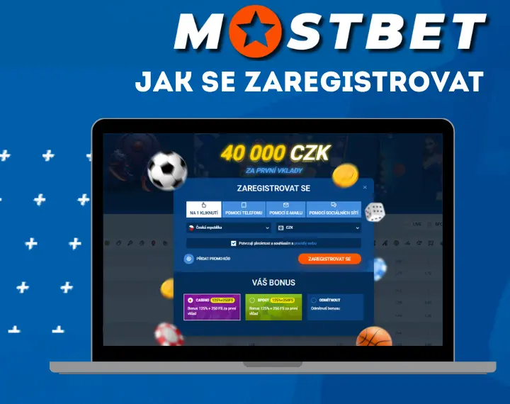 Jak se zaregistrovat na Mostbet ČR