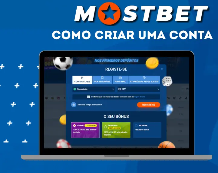 Como criar uma conta na Mostbet Portugal