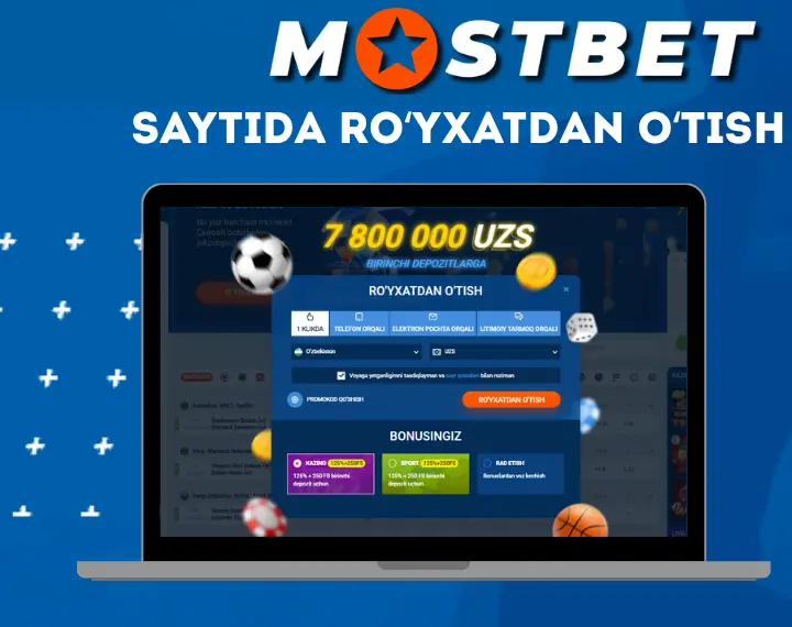 Oʻzbekistonda Mostbet saytida roʻyxatdan oʻtish